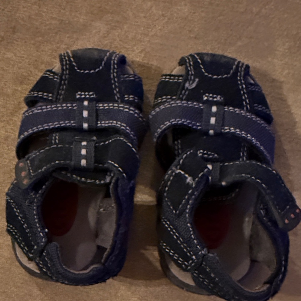 Circo Navy Velcro Kids Sandals